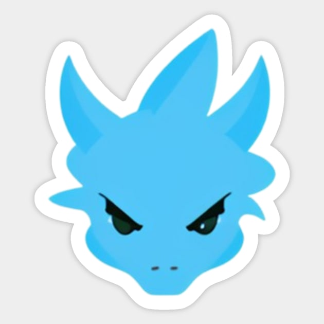 blue dragon Sticker by youssda